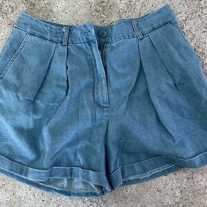 Vici Women's Blue Denim Shorts
